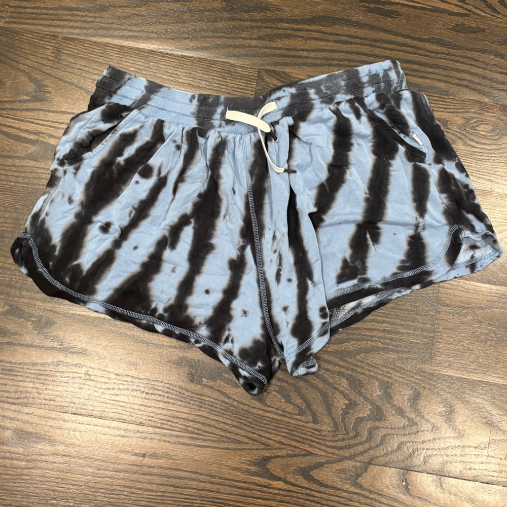 Tie-Dye Shorts with Drawstring